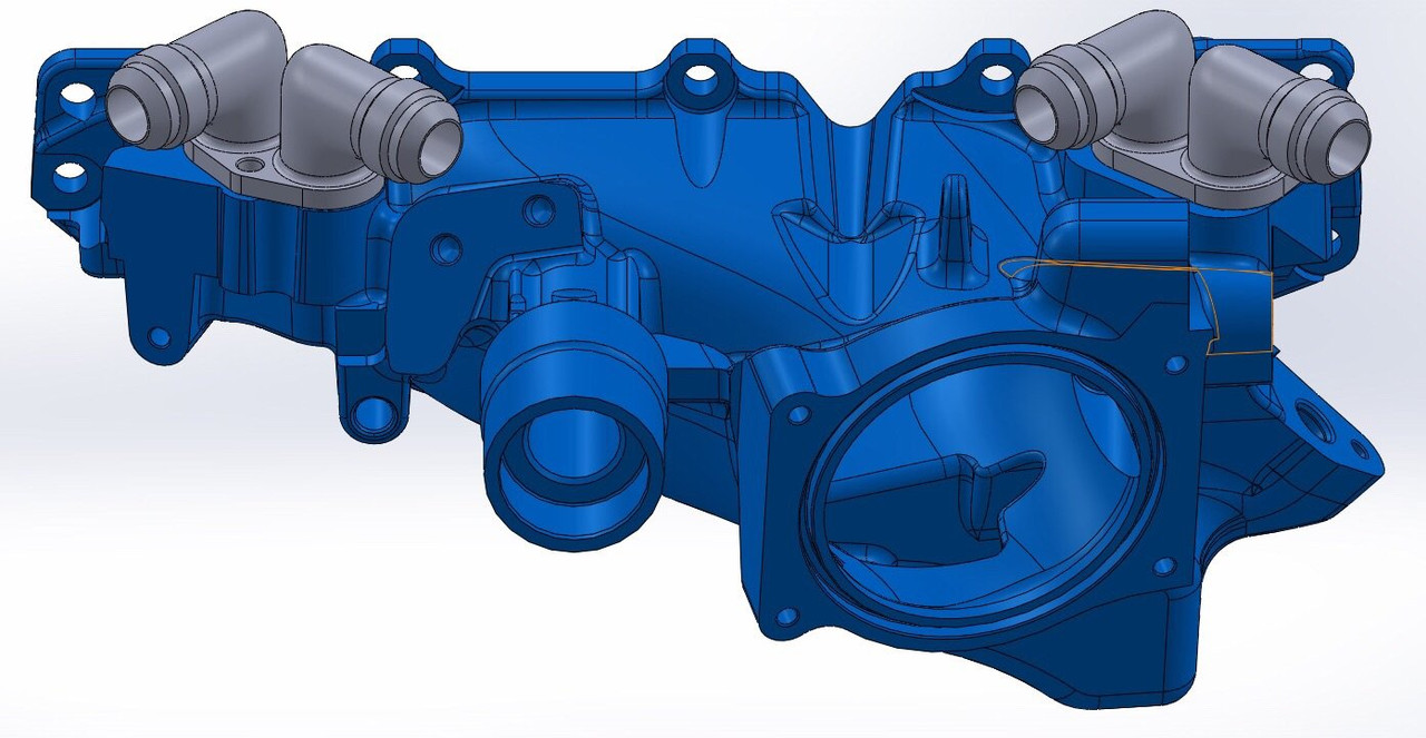 DSX - LT4 Blower Coolant Manifolds