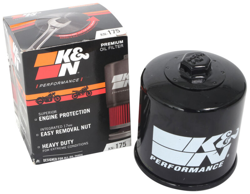 K&N Oil Filter Powersports Spin-On - KN-175 Photo - out of package