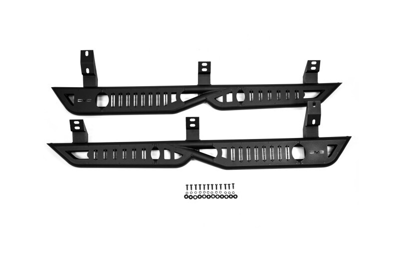 DV8 2025+ Toyota 4Runner OE Plus Side Steps - Micro-Texture Black - SRTF3-02 Photo - out of package