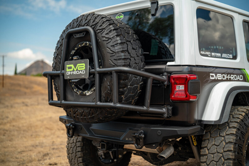 DV8 18-25 Jeep Wrangler JL Body Mounted Tire Carrier - TCJL-14 Photo - out of package