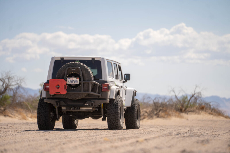 DV8 18-25 Jeep Wrangler JL Body Mounted Tire Carrier - TCJL-14 Photo - out of package