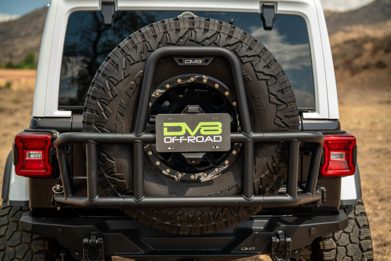 DV8 18-25 Jeep Wrangler JL Body Mounted Tire Carrier - TCJL-14 Photo - out of package