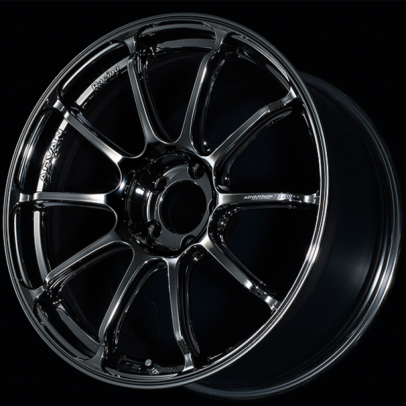 Advan RSIII 19x8.0 / +42 Offset / 5-112 / 66.5mm Bore / Black Chrome - YA39G42MSBK Photo - Primary