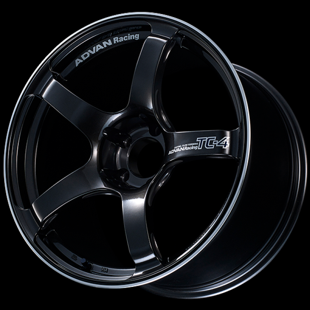 Advan TC4 16x7.5 / +32 Offset / 4-98 / 58mm Bore / Black Gunmetallic & Ring - YAD6F32SBGR Photo - Primary