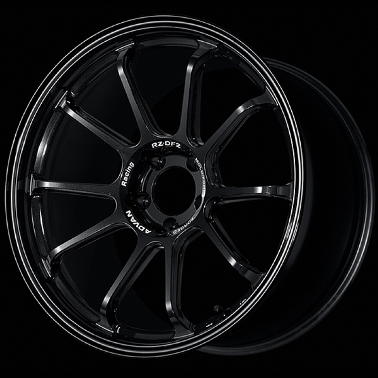 Advan RZ-DF2 20x11.0 / +05 Offset / 5-114.3 / 73mm Bore / Racing Titanium Black - YAF0M05ETB Photo - Primary