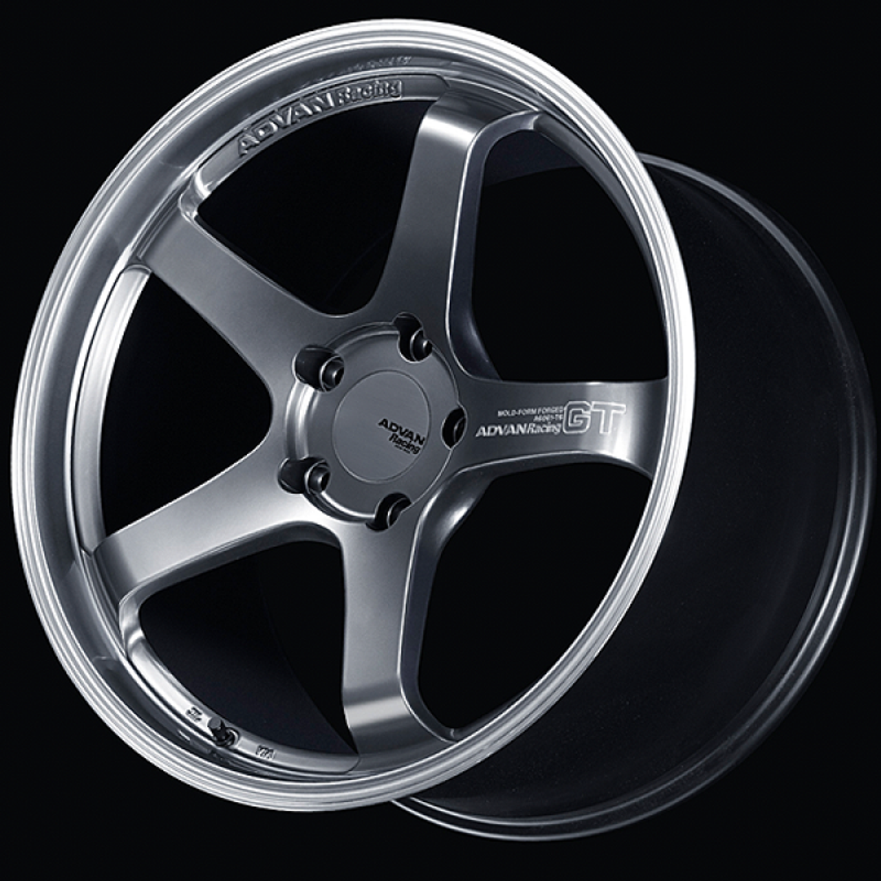 Advan GT for Porsche 20x11.5 / +46 Offset / CL-CL / Machining & Hyper Platinum Black - YAQ0N46IMPB Photo - Primary