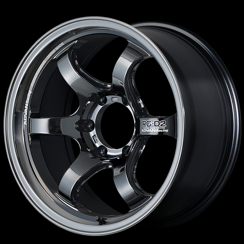 Advan RG-D2 for Truck 18x9.0 / +00 Offset / 6-139.7 / 112mm Bore / Black Chrome - YAT8I00KSBK Photo - Primary