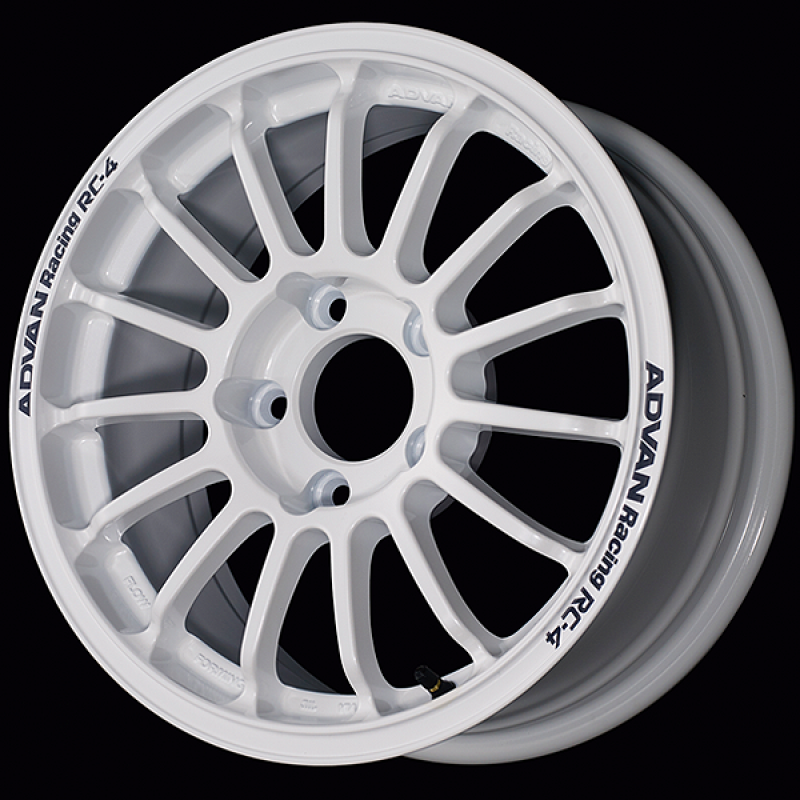Advan RC-4 15x6.5 / +35 Offset / 5-114.3 / 73mm Bore / Rally White - YAU5D35EW Photo - Primary