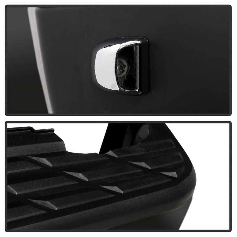 xTune 07-13 Chevy Silverado 1500 w/Parking Sensor OEM Style Steel Rear Bumper - BLK RB-CS07-SET-WS-B - 9047091 Photo - Unmounted