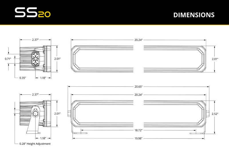 Diode Dynamics SS20 Pro White Combo Standard MBL (one) - DD8232 User 9