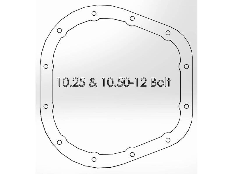aFe Power Front/Rear Diff Cover Kit w/ Oil 17-22 Ford Diesel V8 (Dana Super 60 & Sterling 10.5-12) - 46-7704AB Technical Drawing