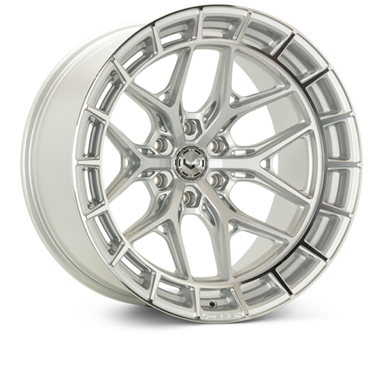 Vossen HFX-6 22x10 - 6x135 - ET-18 - Super Deep - 87.1 - Silver Polished Wheel - HFX6-2F30 Photo - Primary