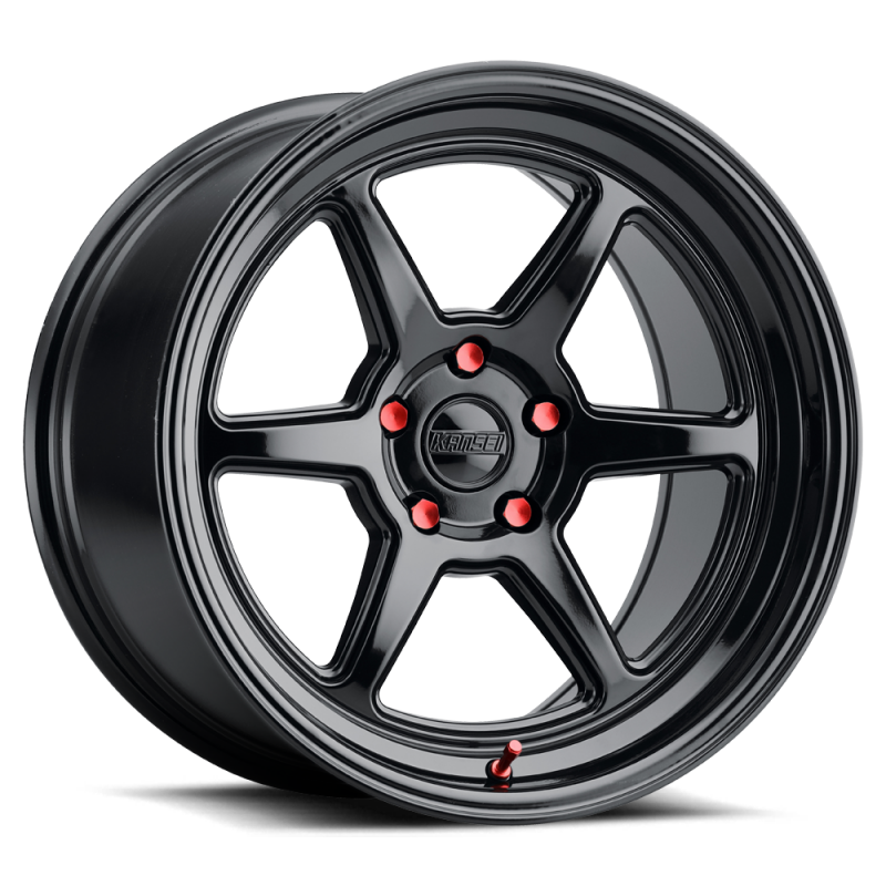 Kansei K14B Roku 18x9.5in / BLANK BP / 38mm Offset / 66.56mm Bore - Gloss Black - K14B-189500+38(5P) Photo - Primary