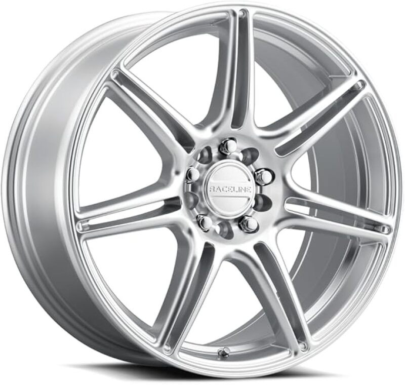Raceline 148HS Apex 16x7in / 5X110 / 5X115 BP / 40mm Offset / 72.62mm Bore - Hyper Silver - 148HS-67086+40 Photo - Primary