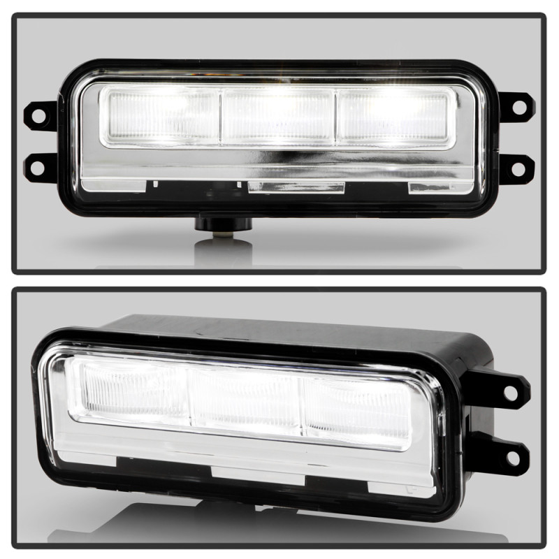 Spyder 22-24 Toyota Tundra OEM Full LED Fog Lights w/Switch - Clear (FL-CL-TTU2022-LED-C) - 9051029 User 3