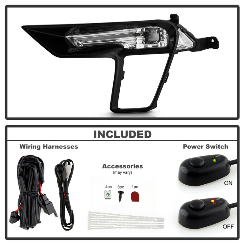 Spyder 18-19 Ford Explorer OEM Full LED Fog Lights w/Switch - Clear (FL-FEXP18-LED-C) - 9051081 User 1