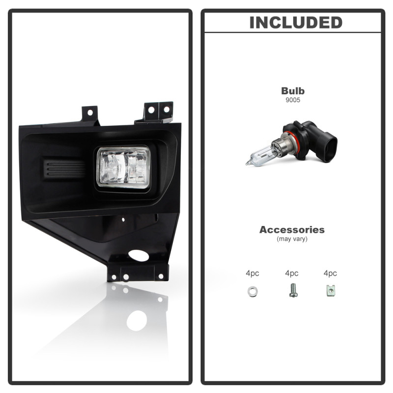 Spyder 17-19 Ford F250/F350 SD OEM Style LED Left Fog Light w/Switch - Clear (FL-FF25017-L) - 9051104 User 1