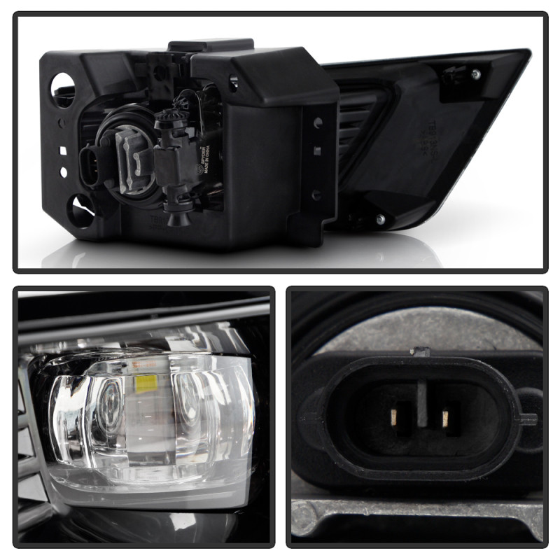 Spyder 21-23 Nissan Armada Full LED OEM Fog Lights w/Switch (FL-NARM2021-LED-C) - 9051241 User 2