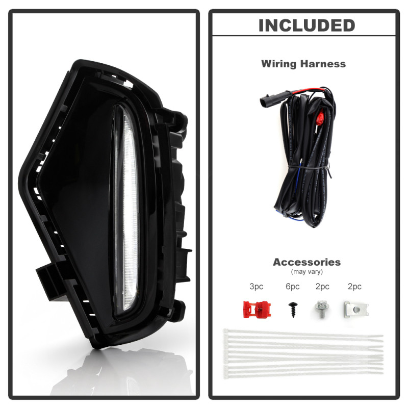 Spyder 19-21 Toyota RAV4 OEM Full LED Fog Light w/ Switch - Clear (FL-TRAV419-LED-C) - 9051357 User 1