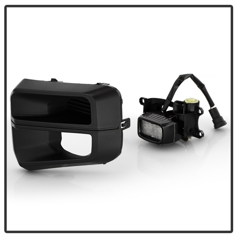 Spyder 16-23 Toyota Tacoma TRD OEM LED Fog Lights W/Switch - Clear (FL-CL-TTA2016-TRD-C) - 9053993 Photo - Unmounted