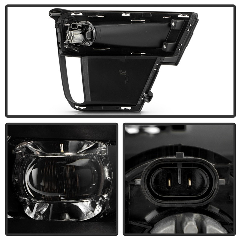 Spyder 22-24 Ford Expedition OEM LED Fog Lights w/ Switch - Clear (FL-FE2022-LED-C) - 9054044 Photo - Unmounted