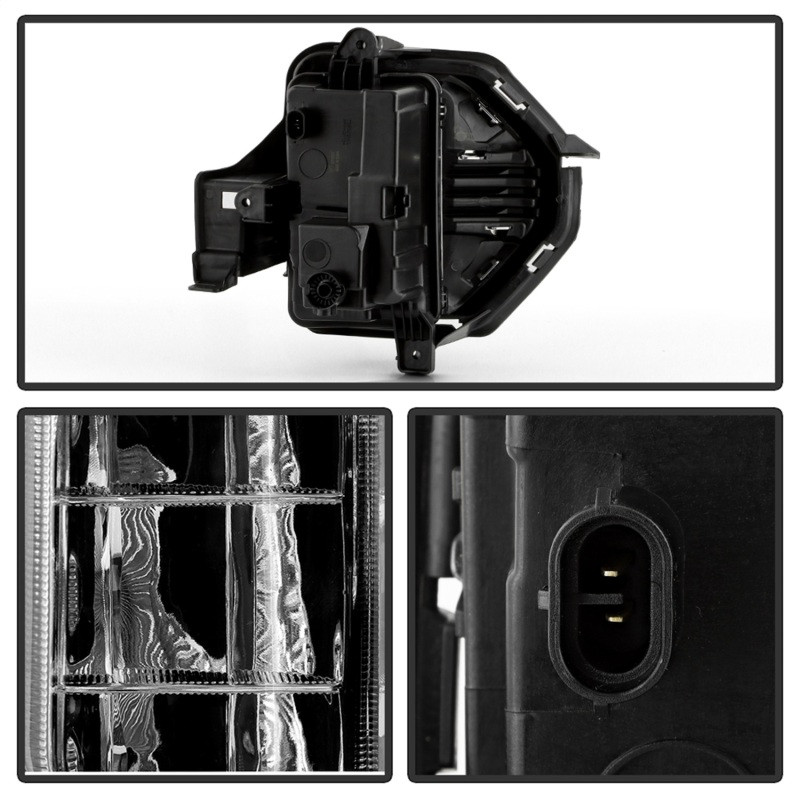 Spyder 21-22 GMC Canyon OEM LED Fog Lights w/Switch - Clear (FL-GCAN21-LED-C) - 9054143 Photo - Unmounted