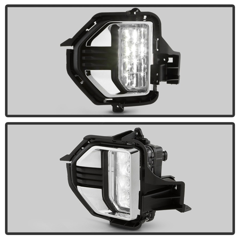 Spyder 21-22 GMC Canyon OEM LED Fog Lights w/Switch - Clear (FL-GCAN21-LED-C) - 9054143 Photo - Unmounted