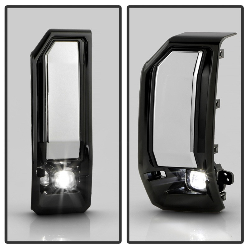 Spyder 24-25 GMC Sierra 2500HD/3500HD OEM Full LED Fog Lights w/Switch - Clear (FL-GS2024-25-LED-C) - 9054174 Photo - Unmounted