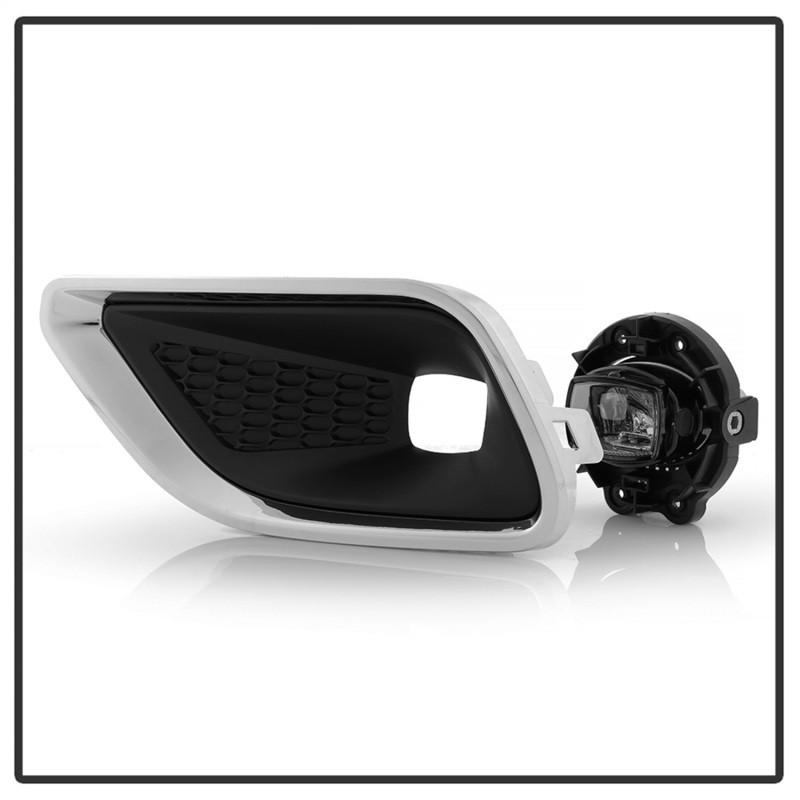 Spyder 19-23 Jeep Cherokee OEM LED Fog Lights w/Switch - Clear (FL-JC19-LED-C) - 9054204 Photo - Unmounted