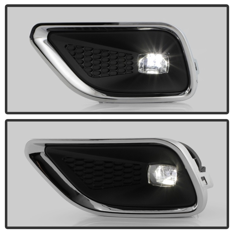 Spyder 19-23 Jeep Cherokee OEM LED Fog Lights w/Switch - Clear (FL-JC19-LED-C) - 9054204 Photo - Unmounted