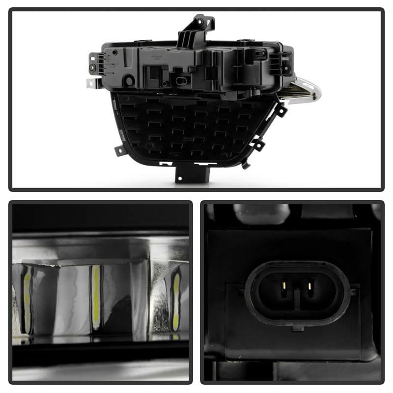 Spyder 22-24 Jeep Grand Cherokee (2-Row) OEM LED Fog Lights w/Switch - Clear (FL-JGC22-LED-C) - 9054211 Photo - Unmounted