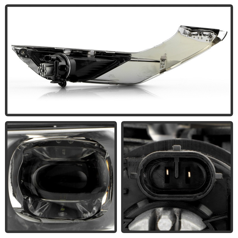 Spyder 22-24 Mitsubishi Outlander OEM LED Fog Light w/ Switch - Clear (FL-MOUT22-LED-C) - 9054242 Photo - Unmounted