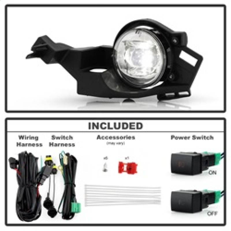 Spyder 22-24 Nissan Ariya Full LED Fog Lights w/Switch (FL-NA22-LED-C) - 9054259 Technical Bulletin