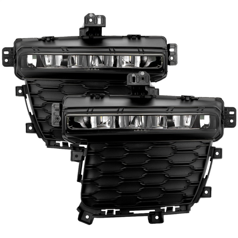 Spyder 22-24 Jeep Grand Cherokee (3-Row) OEM LED Fog Lights w/Switch - Clear (FL-JGC22-3R-LED-C) - 9054365 Photo - Primary