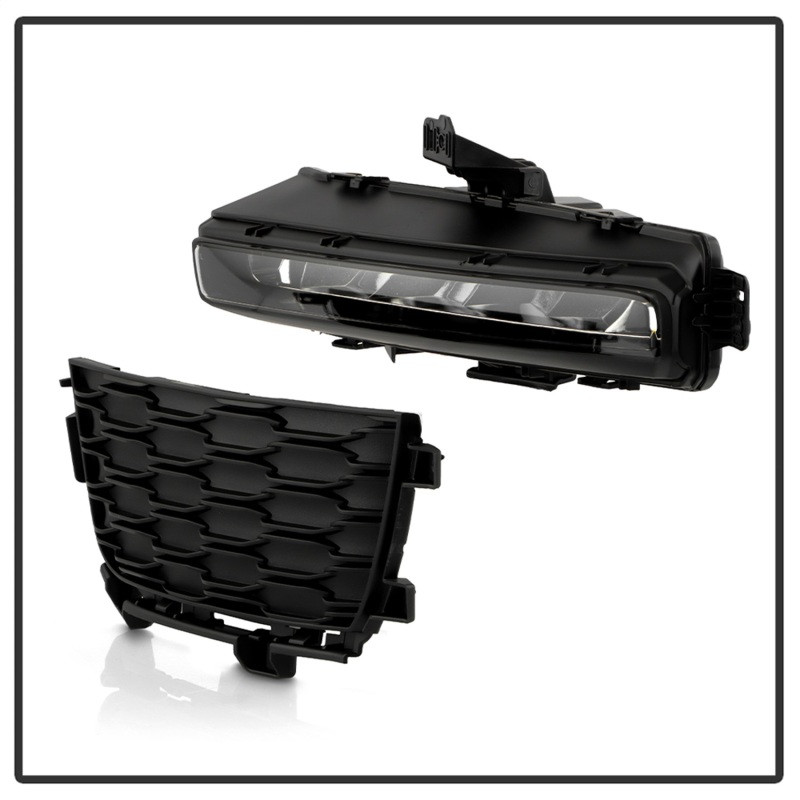 Spyder 22-24 Jeep Grand Cherokee (3-Row) OEM LED Fog Lights w/Switch - Clear (FL-JGC22-3R-LED-C) - 9054365 Photo - Unmounted