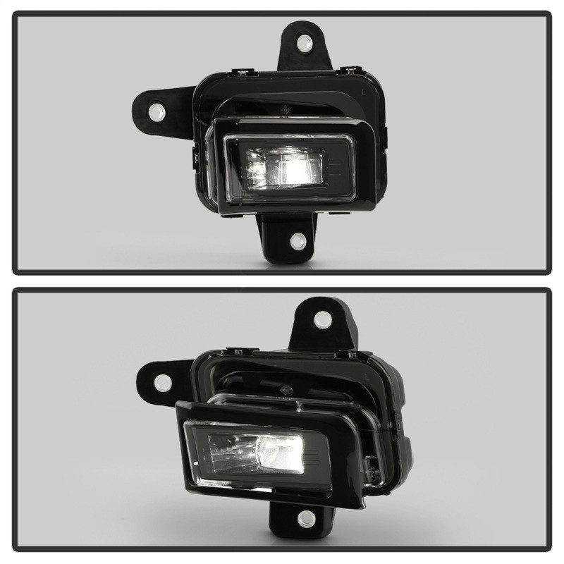 Spyder 21-23 GMC Yukon (Excl AT4) OEM Full LED Fog Lights w/Switch - Clear (FL-GY21-LED-C) - 9055508 Photo - Unmounted