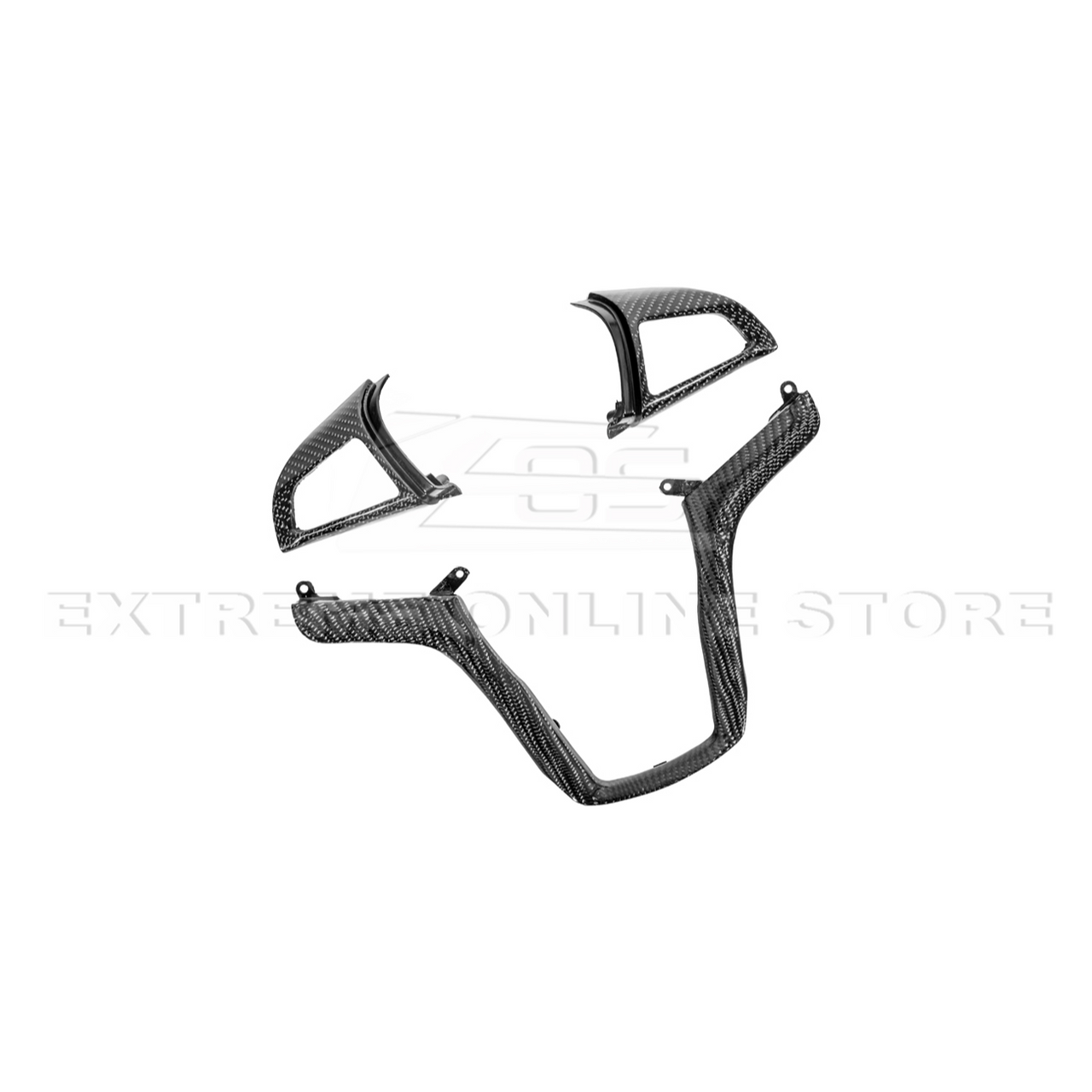 EOS Carbon Fiber Steering Wheel Trim - 12-15 Chevrolet Camaro (BC-CA-1215)