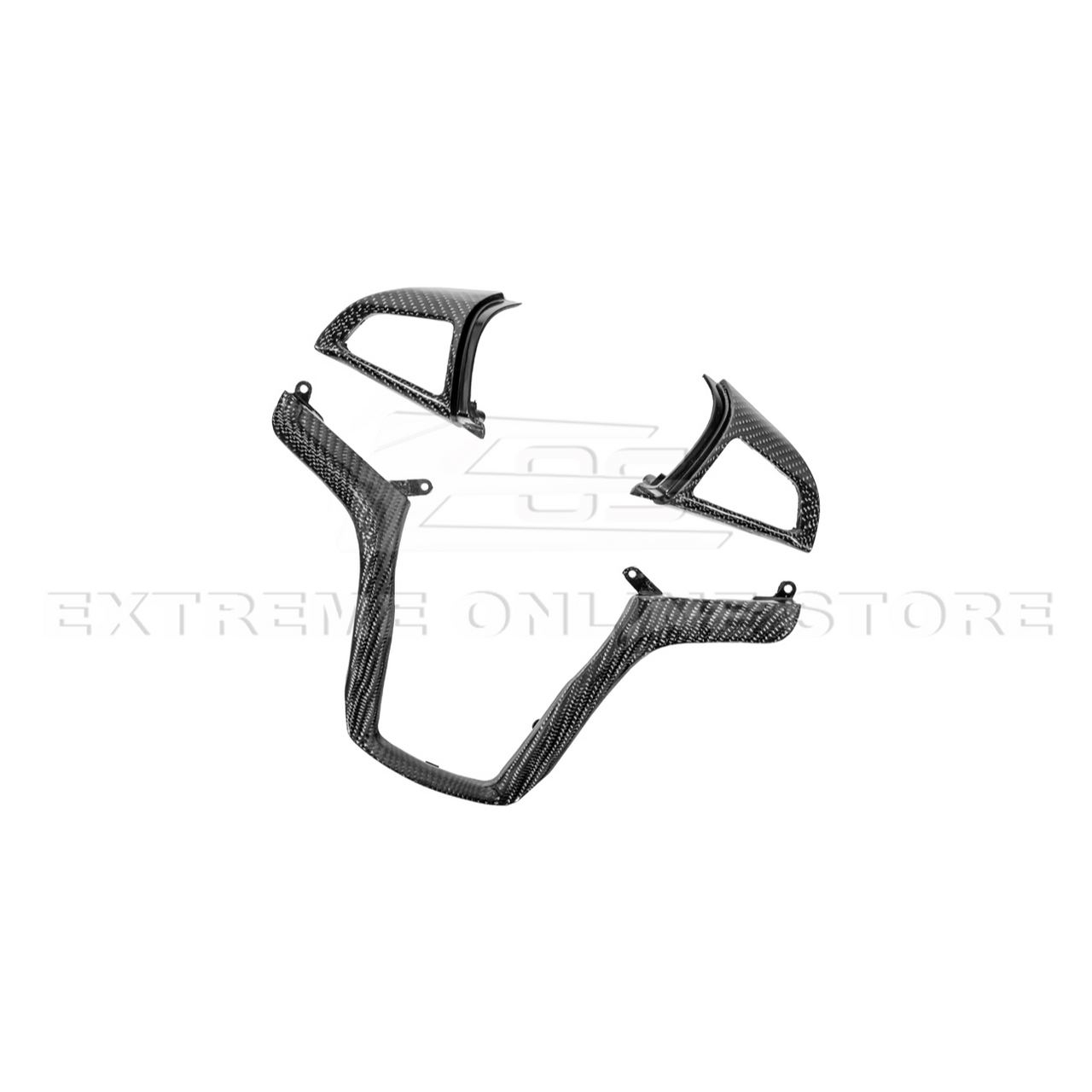 EOS Carbon Fiber Steering Wheel Trim - 12-15 Chevrolet Camaro (BC-CA-1215)