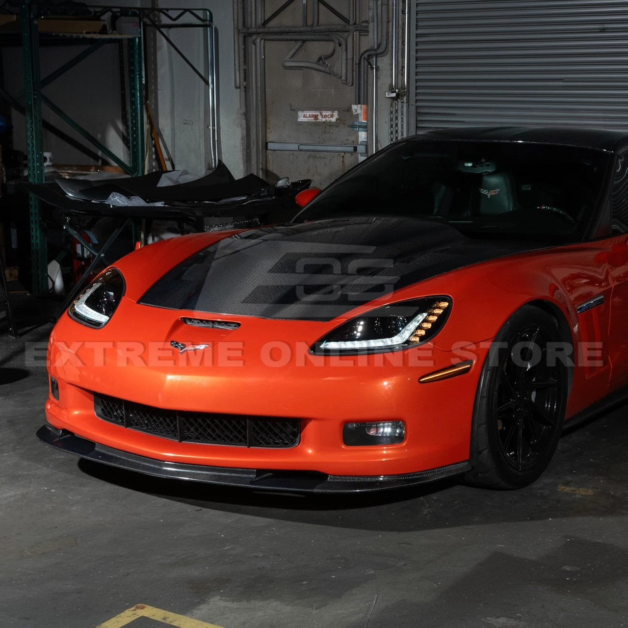 EOS C7 Style LED Headlights w. Smoked Lens - 05-13 C6 Corvette (LIGHT-1191-LED)