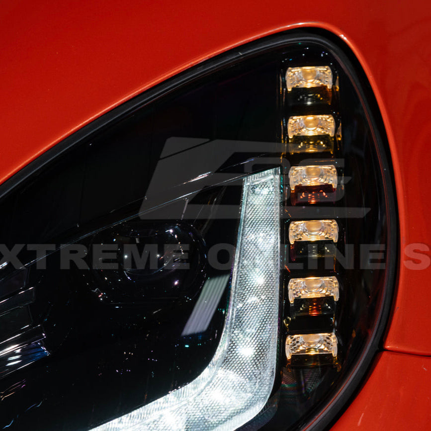 EOS C7 Style LED Headlights w. Smoked Lens - 05-13 C6 Corvette (LIGHT-1191-LED)