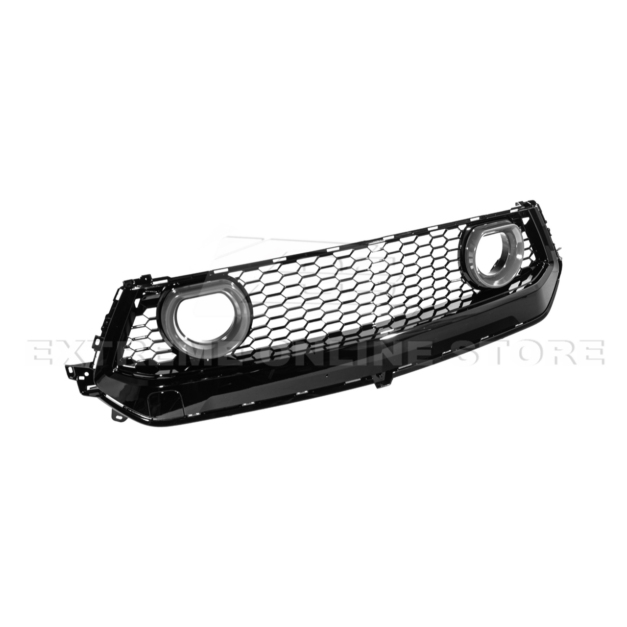 EOS GTV Style Front Upper Grille LED Air Intakes - 2024+ Ford Mustang (GRILL-1263-V2-ABS)