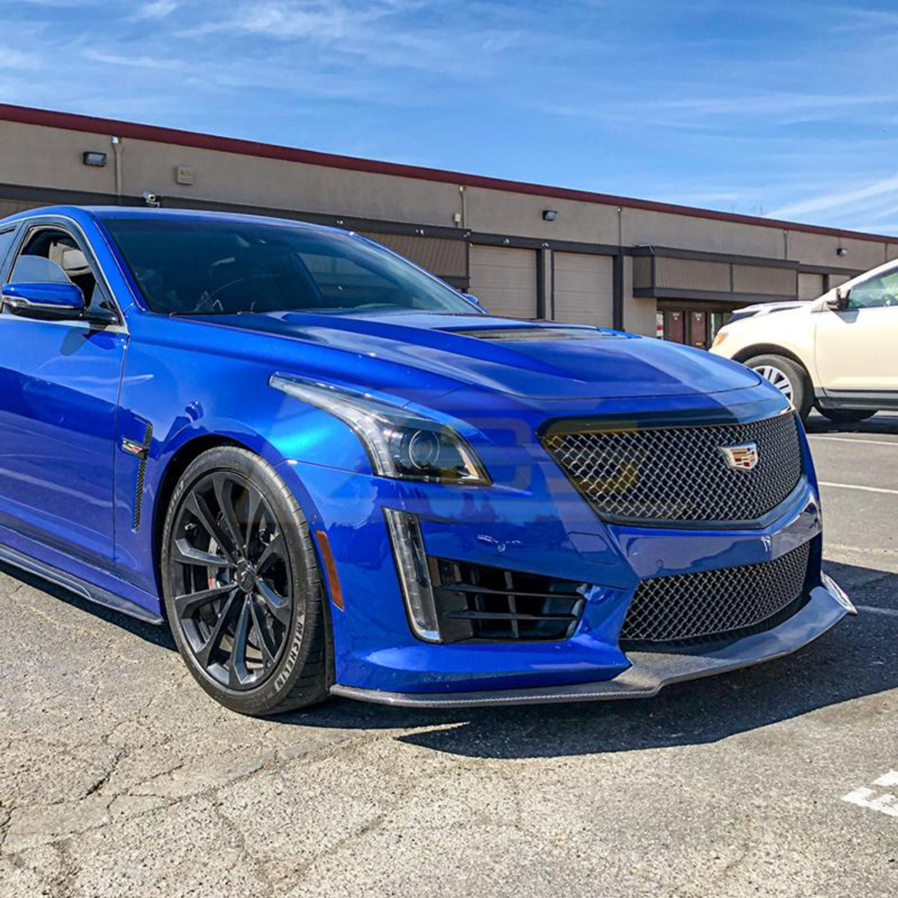 EOS Carbon Fiber Front Splitter Lip - 2016+ CTS-V