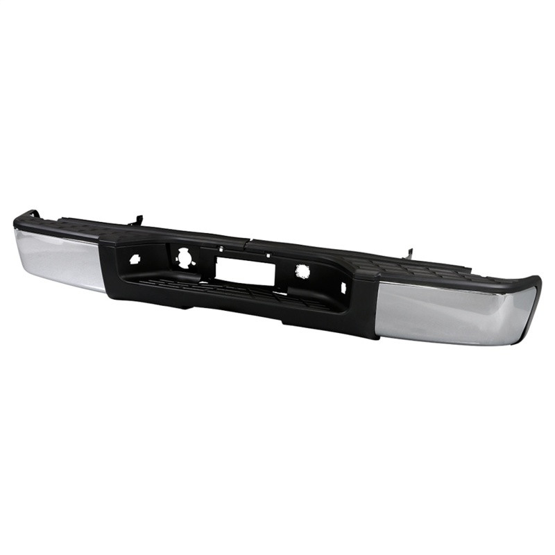 xTune 07-13 Chevy Silverado/GMC Sierra 1500 OEM Style Steel Rear Bumper - Chrome RB-CS07-SET-C - 9046926 Photo - Primary