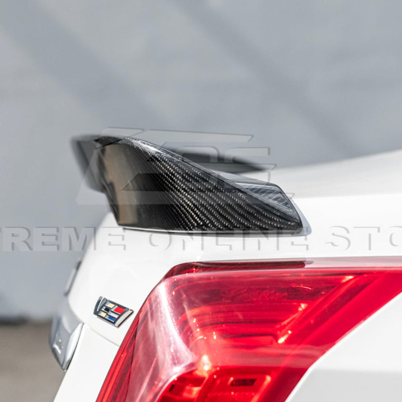EOS Carbon Fiber Rear Spoiler - 16-19 Cadillac CTS-V (SPOILER-113-BKCF)