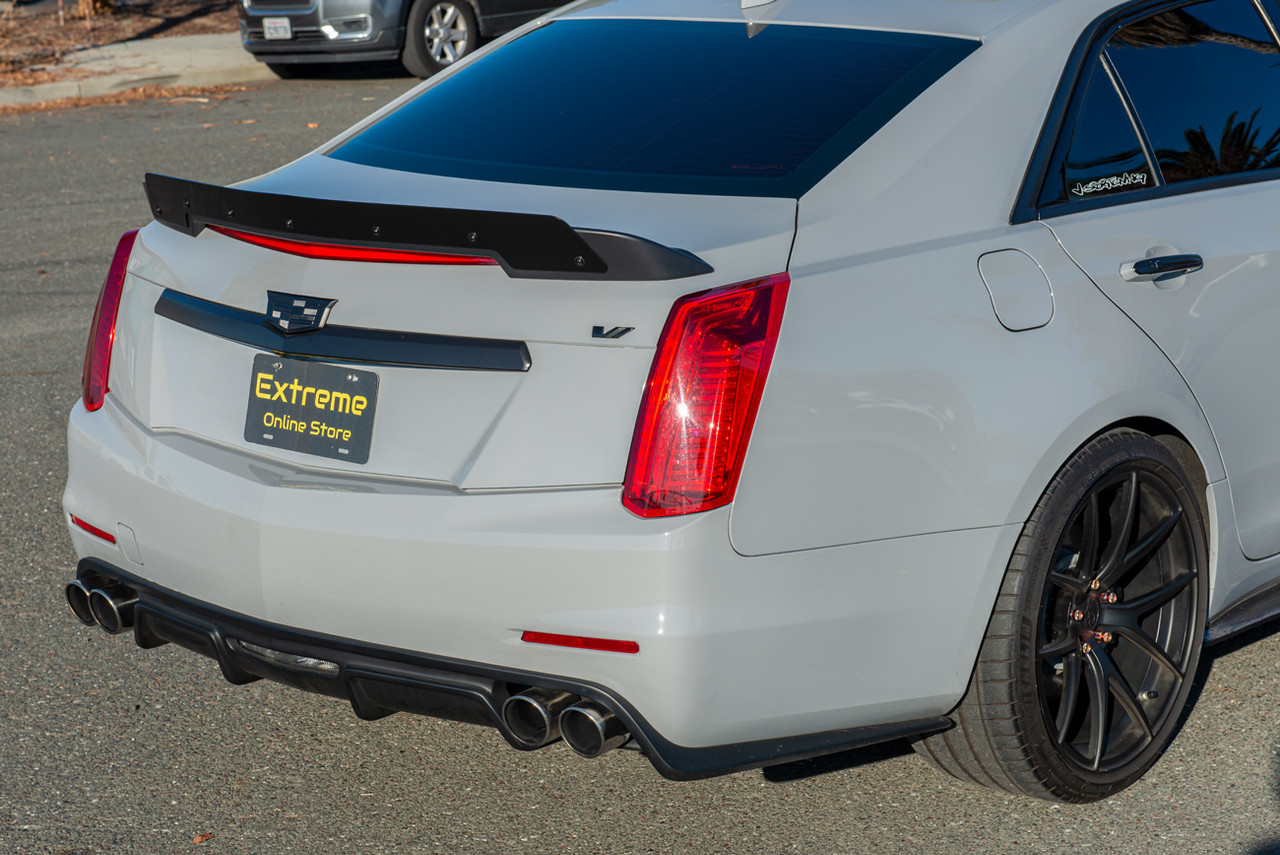 EOS Wickerbill Rear Spoiler Primer Black - 2016+ CTS-V