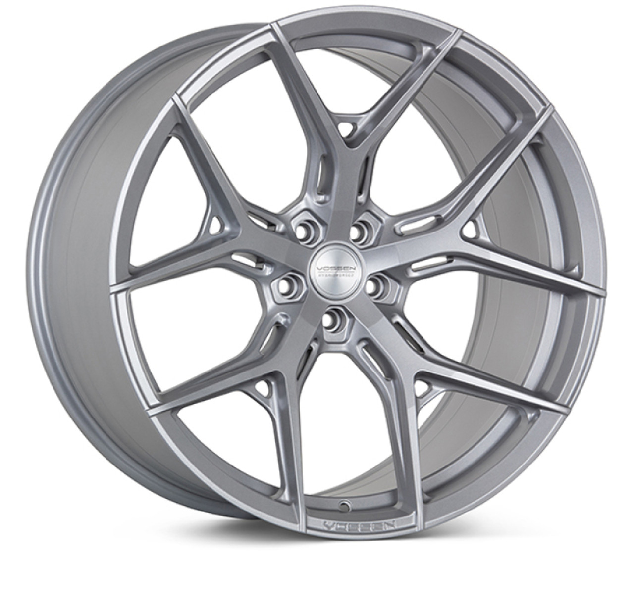 Vossen HF5 - 19x10 - ET35 - 5x112 - 66.56 - Deep - SS - Satin Silver Wheel - HF5-9M004 Photo - Primary