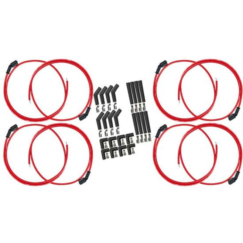 Moroso GM LS/LT Universal 8mm Ultra Ignition Wire Set - Red - 73751 User 1