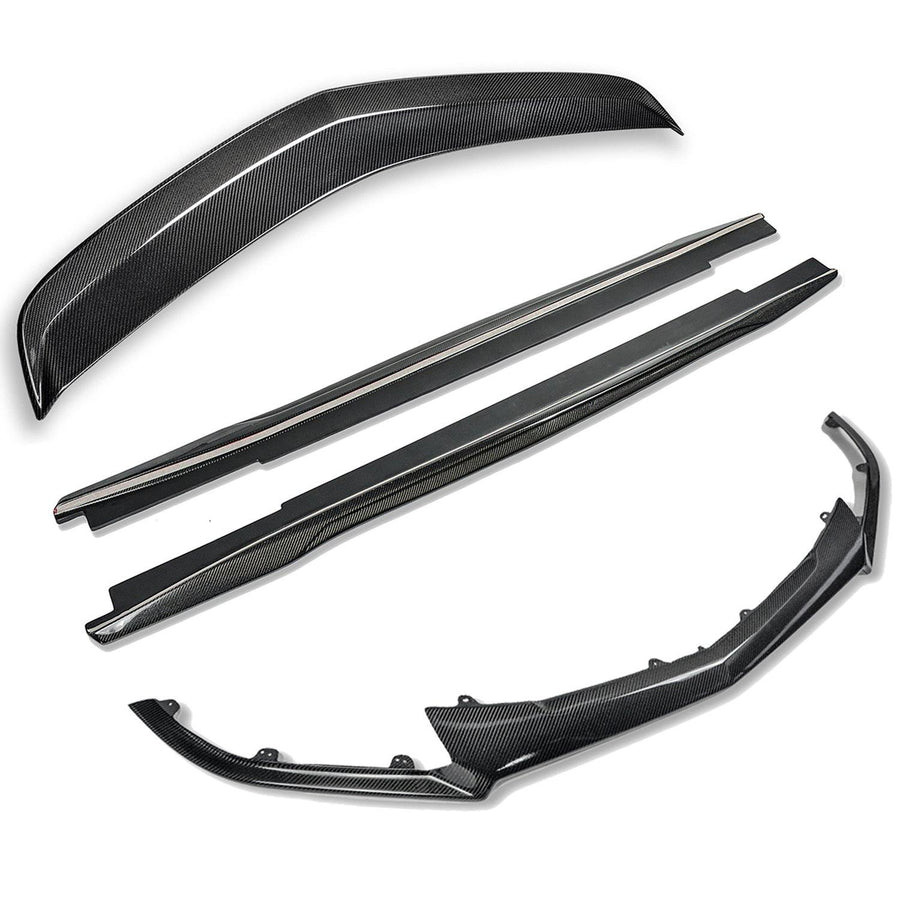 EOS Carbon Fiber Package - Splitter / Side Skirts / Rear Spoiler - 16-19 Cadillac CTS-V (CTS-COMBO-01)