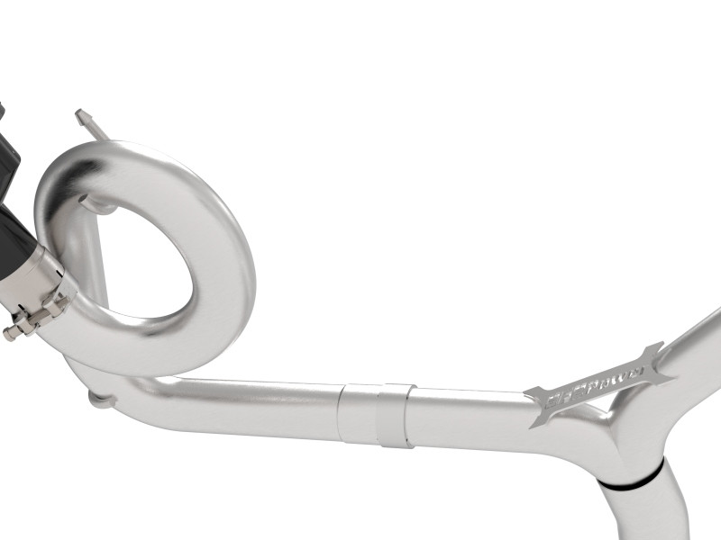 aFe Subaru WRX/STi 15-21 H4-2.0/2.5L Takeda 3in to 2-1/2in Stainless Cat-Back Exhaust w/ Black Tip - 49-36810-B Photo - Unmounted