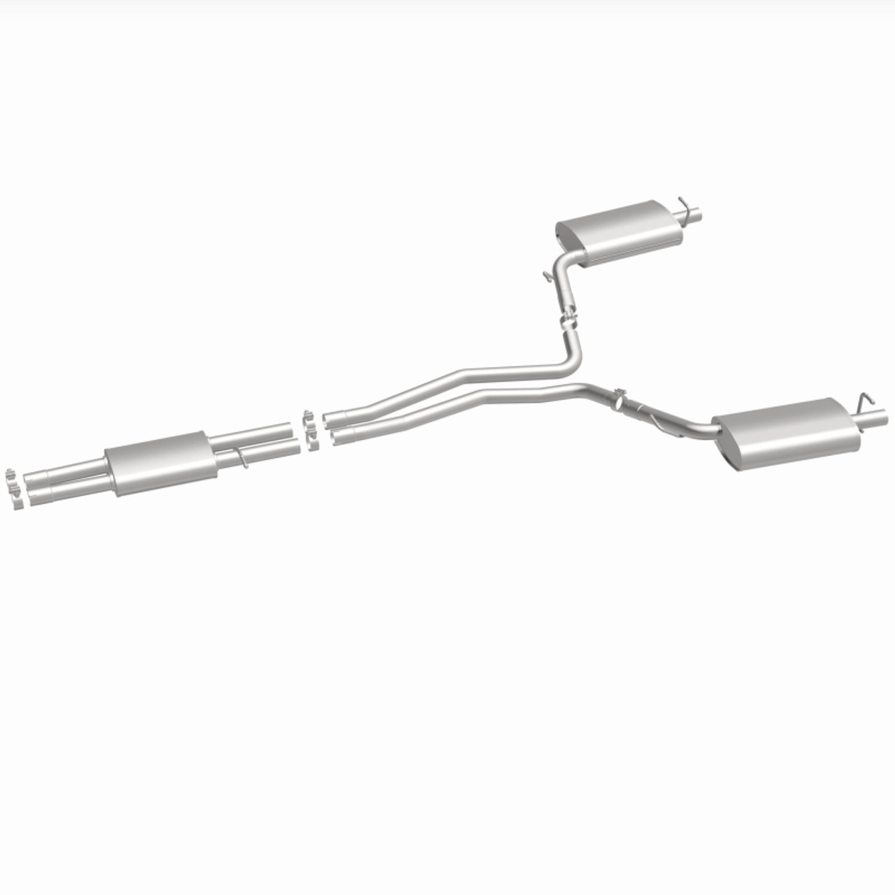 BRExhaust 16-17 Ford Explorer 3.5L Direct-Fit Replacement Exhaust System - 106-0957 360 Degree Image Set
